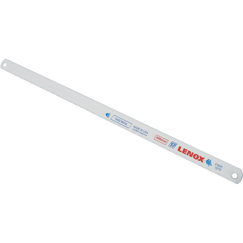 Lames de scie &agrave; m&eacute;taux, Bim&eacute;tal, 12" lo, 18 dents par pouce Distribution Industrielle GC
