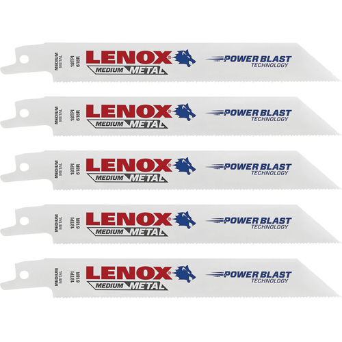 Lames de scie &agrave; m&eacute;taux, Bim&eacute;tal, 18 Dents par pouce, 6" lo x 3/4" la Distribution Industrielle GC