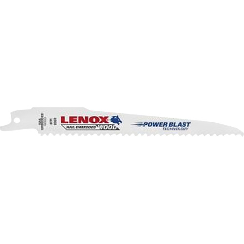 Lame de scie alternative pour le bois, Bim&eacute;tal, 6 Dents par pouce, 6" lo x 3/4" la Distribution Industrielle GC