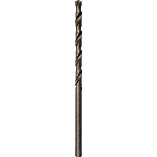 Foret court &agrave; usage intensif, Acier rapide au cobalt, 1/8", 2-3/4" lo, 1-5/8" Cannelure, 135° Angle Distribution Industrielle GC