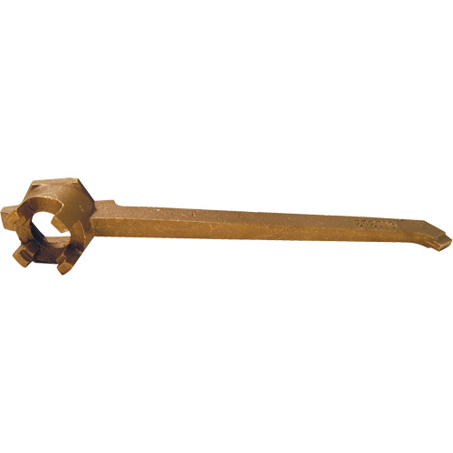 Drum Plug Wrench, 12" Handle, Bronze Distribution Industrielle GC
