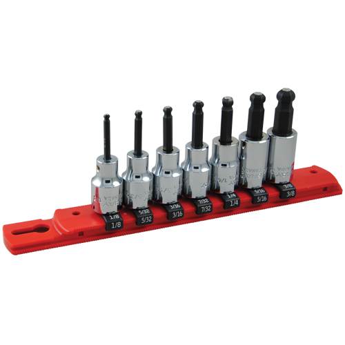 SAE Ball-Nose Socket Set, 7 Pcs Distribution Industrielle GC