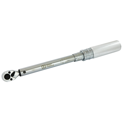 Micro-Adjustable Torque Wrench, Click, 3/8" Square Drive, 30 - 250 in-lbs. Distribution Industrielle GC