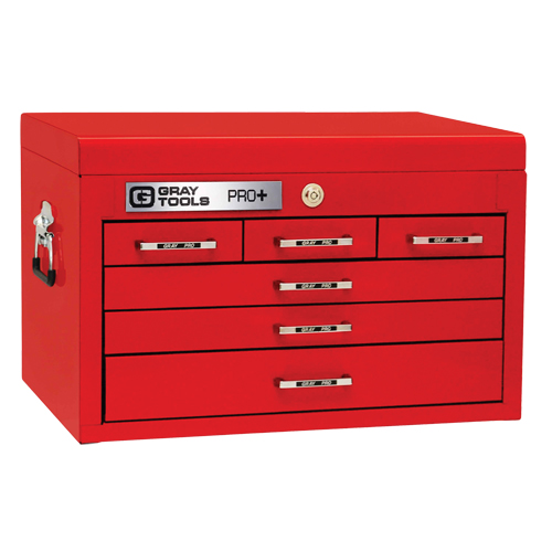 PRO+ Series Top Chest, 26" W, 6 Drawers, Red Distribution Industrielle GC