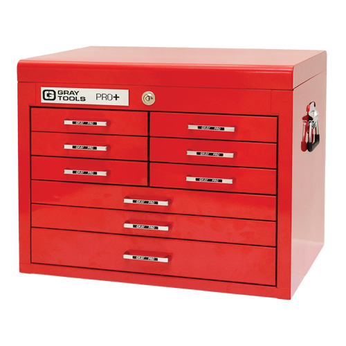 PRO+ Series Top Chest, 26" W, 9 Drawers, Red Distribution Industrielle GC