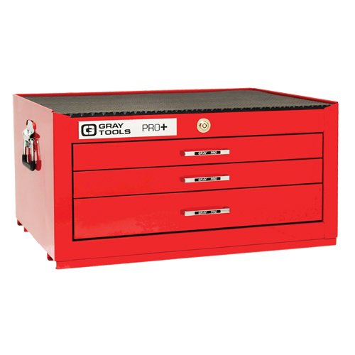 PRO+ Series Intermediate Chest, 26" W, 3 Drawers, Red Distribution Industrielle GC