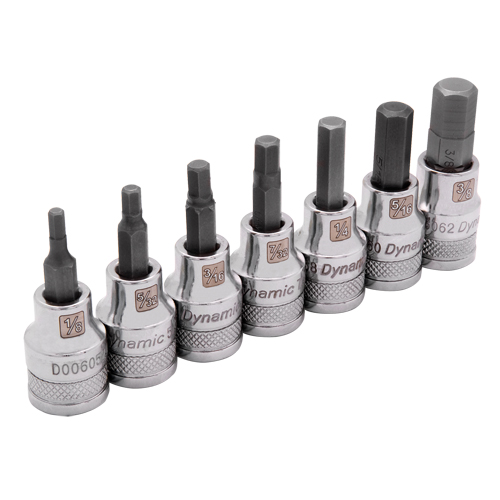 Standard SAE Socket Set, 7 Pcs Distribution Industrielle GC