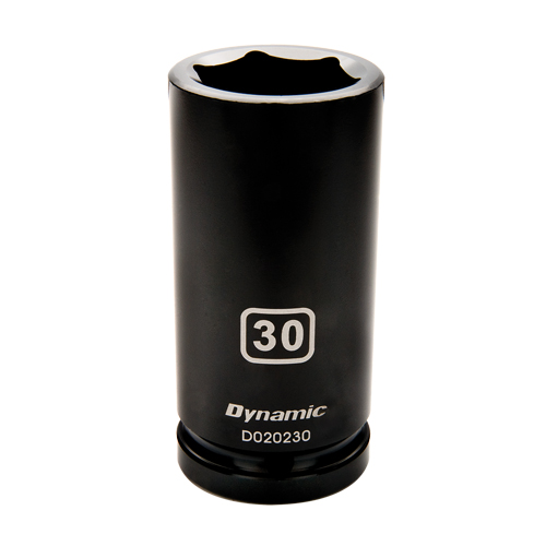 Metric Socket, Impact, 33 mm, 3/4" Drive, 6 Points, Deep Distribution Industrielle GC