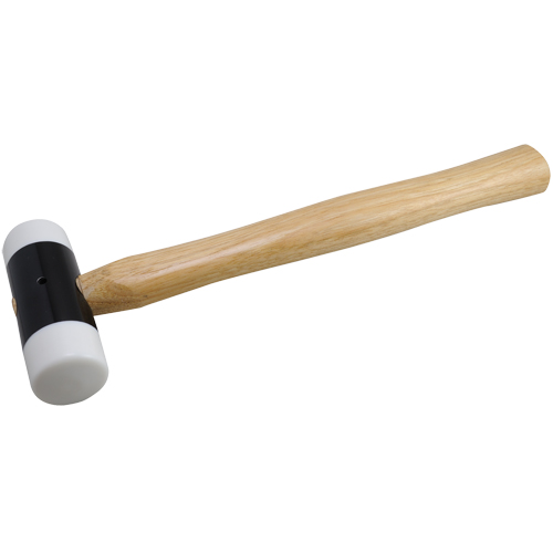 Soft-Face Hammer, 14 oz. Head Weight, Plain Face, Wood Handle, 11-5/8" L Distribution Industrielle GC