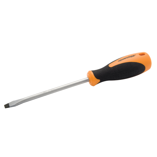 Slotted Screwdriver, 1/4" Tip, Round, 9-1/3" L, Cushion Grip Handle Distribution Industrielle GC