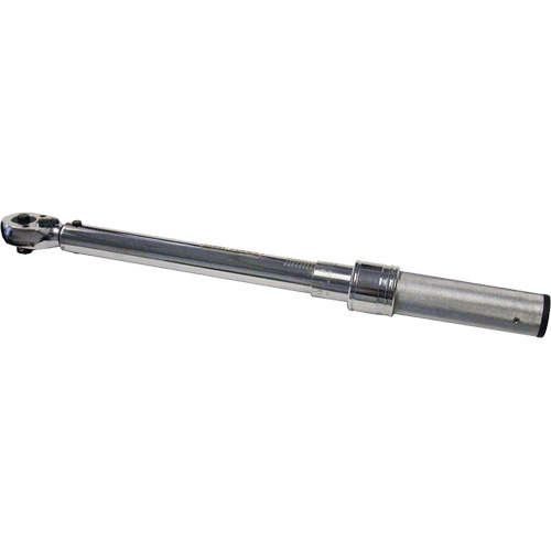 Micro-Adjustable Fixed-Head Torque Wrench, Click, 3/8" Square Drive, 10 - 100 ft-lbs. Distribution Industrielle GC