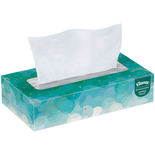 Papier-mouchoir Kleenex, 2 pli, 7,8" lo x 8,3" la, 100 feuilles/boîte Distribution Industrielle GC