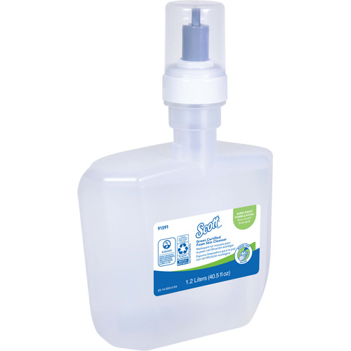 Nettoyant pour la peau certifi&eacute; &eacute;cologique Essential de Scott, Mousse, 1,2 L, Sans parfum Distribution Industrielle GC