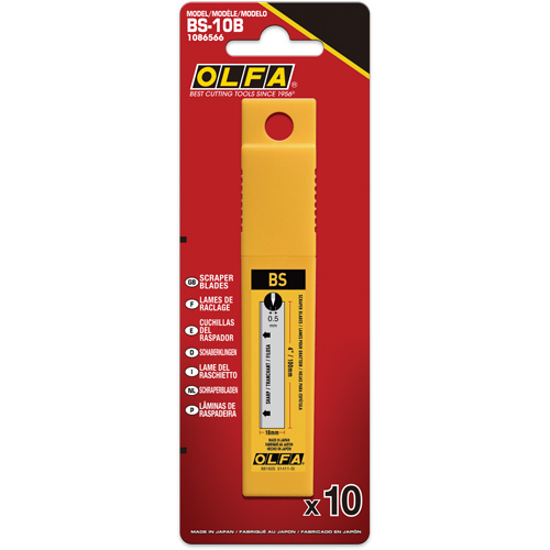 Lames de grattoir &agrave; double tranchant BS-10B 100 mm Distribution Industrielle GC