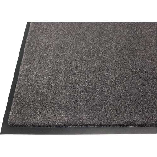 Tapis Poly-Tuft, Essuie-pieds, 4' x 6' x 5/16", Charbon Distribution Industrielle GC
