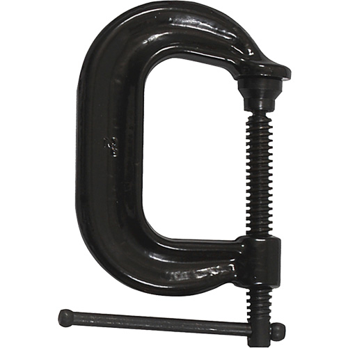 Regular-Duty Deep Throat C-Clamp, 2" (51 mm) Capacity, 2-1/8" (54 mm) Throat Depth Distribution Industrielle GC