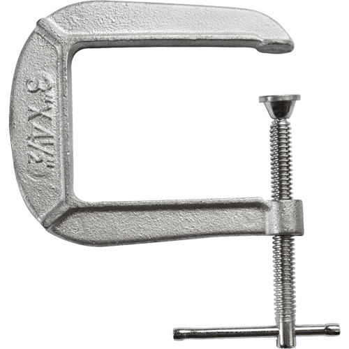 Serre-joint en C de s&eacute;rie l&eacute;g&egrave;re, Capacit&eacute; de 3" (76 mm), Profondeur de gorge de 4-1/2" (114 mm) Distribution Industrielle GC