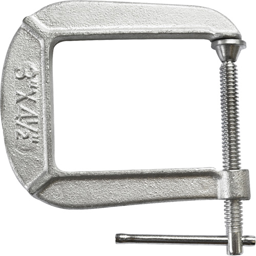 Serre-joint en C de s&eacute;rie l&eacute;g&egrave;re, Capacit&eacute; de 3" (76 mm), Profondeur de gorge de 4-1/2" (114 mm) Distribution Industrielle GC