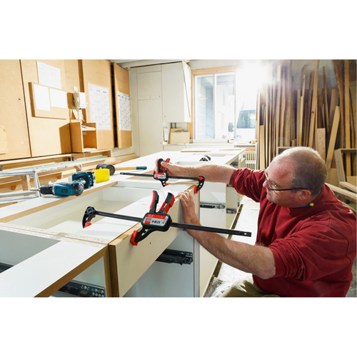 Serre-joint &agrave; une main EZ, 12" (305 mm) Distribution Industrielle GC