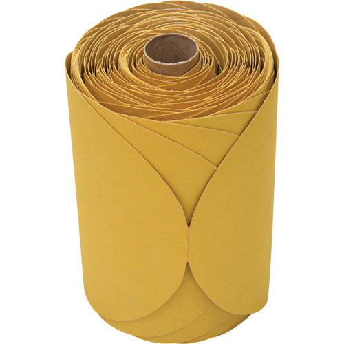 Disque dor&eacute; en rouleau Stikit, 6" dia., Grain 120, Oxyde d'aluminium Distribution Industrielle GC