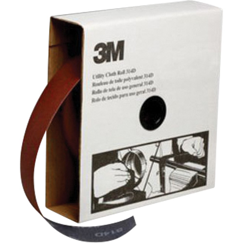 Rouleau de toile abrasive utilitaire, Oxyde d'aluminium, 2" la x 150' lo, Grain P400 Distribution Industrielle GC