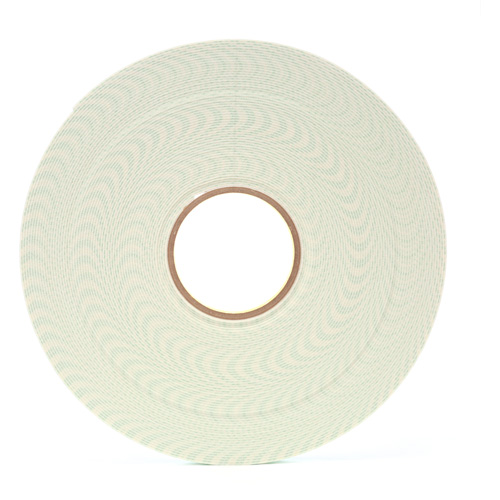 Double-Coated Urethane Foam Tape, 33 m (108') L x 12.7 mm (1/2") W, 62 mils, Urethane Distribution Industrielle GC