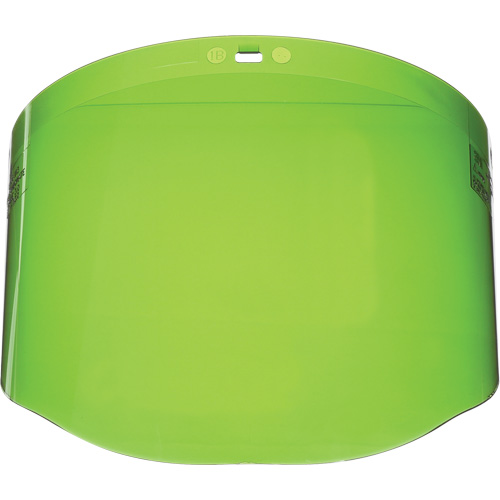 Faceshield Window, Polycarbonate, Green Tint Distribution Industrielle GC
