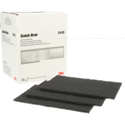 Scotch-Brite General Hand Pad, Silicon Carbide, 6" x 9", Ultra Fine Grit Distribution Industrielle GC