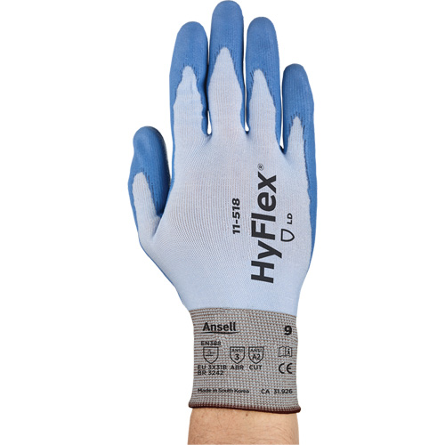 Gants Hy-Flex 11-518, Taille Petit/7, Calibre 18, Rev&ecirc;tement Polyur&eacute;thane, Enveloppe en Dyneema, ASTM ANSI niveau A2/EN 388 niveau B Distribution Industrielle GC