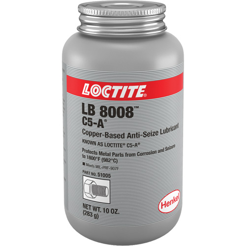 Lubrifiant antigrippant &agrave; base de cuivre, 10 oz, Canette &agrave; dessus brosse, 1800°F (982°C) Temp&eacute;rature max. Distribution Industrielle GC