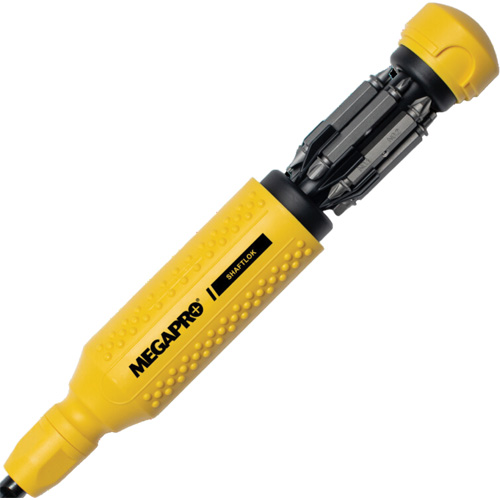 Original SHAFTLOK 15-in-1 Multi-Bit Screwdriver, 8-37/50" L, Textured Handle Distribution Industrielle GC