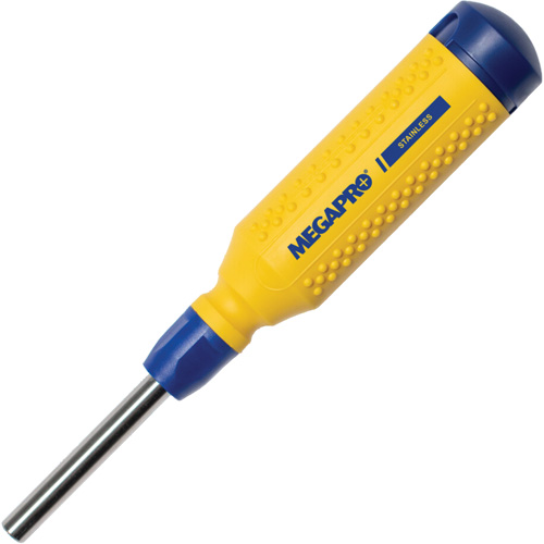 Tournevis multi embouts en acier inoxydable Original 15-en-1, 8-37/50" lo, Prise Textur&eacute; Distribution Industrielle GC