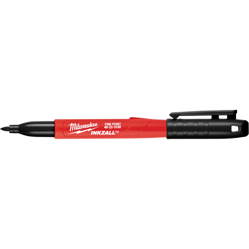 Marqueur Inkzall, Noir, Pointe Fin Distribution Industrielle GC