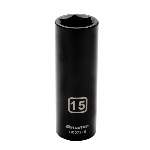 Douille m&eacute;trique, Chocs, 18 mm, Prise 3/8", 6 pans, Profond Distribution Industrielle GC