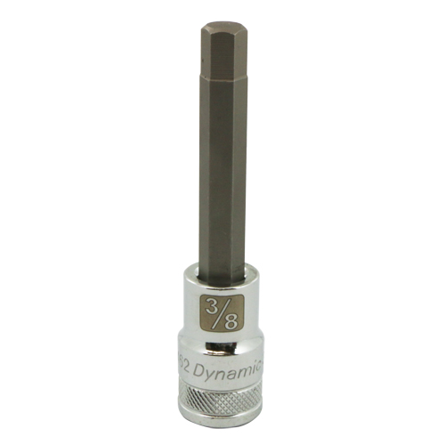 Longue douille &agrave; embout SAE, 3/8" x 3,94" lo, Prise 1/2" Distribution Industrielle GC