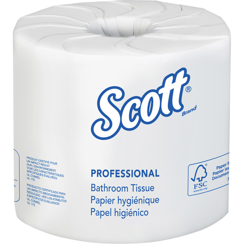 Scott&reg; Essential Toilet Paper, 2 Ply, 506 Sheets/Roll, 169' Length, White Distribution Industrielle GC