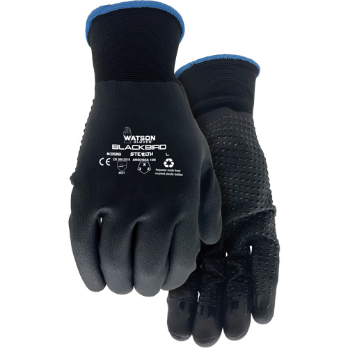 Gants enduits Stealth Blackbird, T-Grand, R&ecirc;vetement Nitrile micromousse, Calibre 15, Enveloppe en Polyester Distribution Industrielle GC