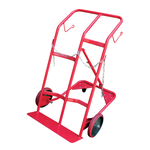 Chariot pour bouteilles, Roues Caoutchouc moul&eacute;, Base de 25-1/2"la x 7"lo, 350 lb Distribution Industrielle GC