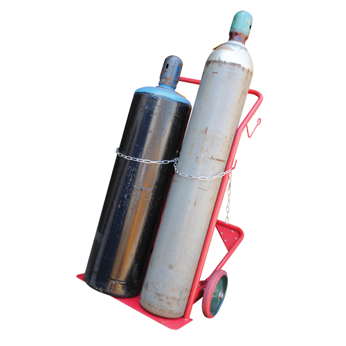 Chariot pour bouteilles, Roues Caoutchouc moul&eacute;, Base de 25-1/2"la x 7"lo, 350 lb Distribution Industrielle GC