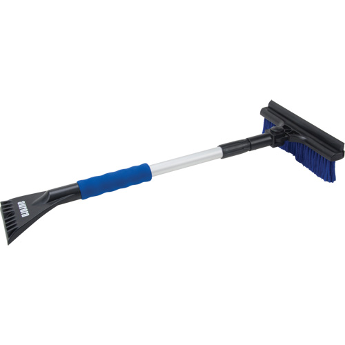 Snow Brush, Telescopic, Polypropylene Blade, 32-1/2" Long, Blue Distribution Industrielle GC