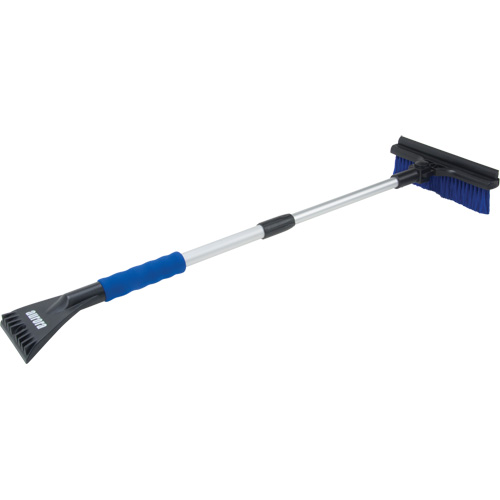 Snow Brush, Telescopic, Polypropylene Blade, 32-1/2" Long, Blue Distribution Industrielle GC