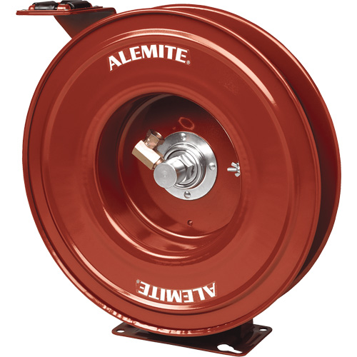Alemite&reg; Heavy-Duty Hose Reel, Single Hose, 7" W x 19" D x 20-1/4" H Distribution Industrielle GC