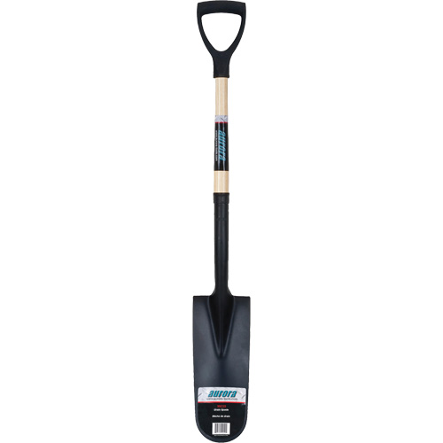 Heavy-Duty Drain Spade, Carbon Steel, 16" x 6" Blade, 29" L, D-Grip Handle Distribution Industrielle GC