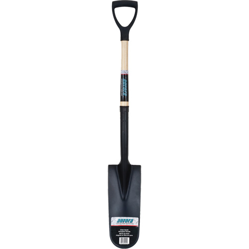 Pelle &agrave; drain, Acier durci, Lame 14" x 6", 30" lo, Manche Prise en D Distribution Industrielle GC