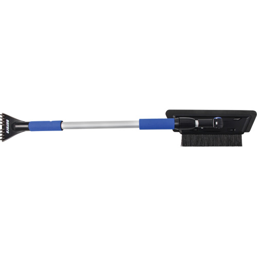 Snow Brush, Telescopic, EVA Foam Blade, 48" Long, Black/Blue Distribution Industrielle GC
