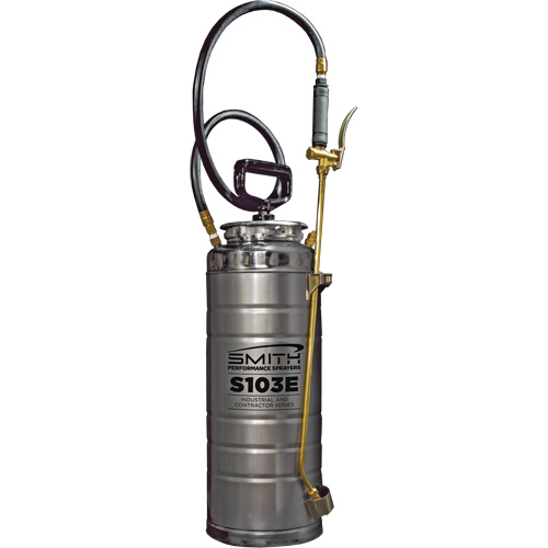Vaporisateur de b&eacute;ton &agrave; compression s&eacute;rie industriel & entrepreneur, 3,5 gal. (16 L), Acier inoxydable, Lance de 24" Distribution Industrielle GC