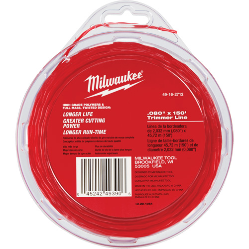Fil de taille-bordures de 0,08" x 150' Distribution Industrielle GC