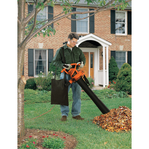Souffleur/aspirateur/broyeur de feuilles, Vitesse d'air 210 mi/h, &eacute;lectrique Distribution Industrielle GC
