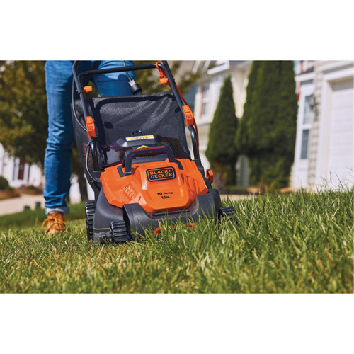 Tondeuse &agrave; gazon avec poign&eacute;e confortable, Pouss&eacute;e, &eacute;lectrique, Largeur de coupe 15" Distribution Industrielle GC