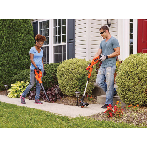 Ensemble combin&eacute; coupe-bordure/taille-bordure et balayeuse pour surfaces rigides Max*, 10", &agrave; pile, 20 V Distribution Industrielle GC